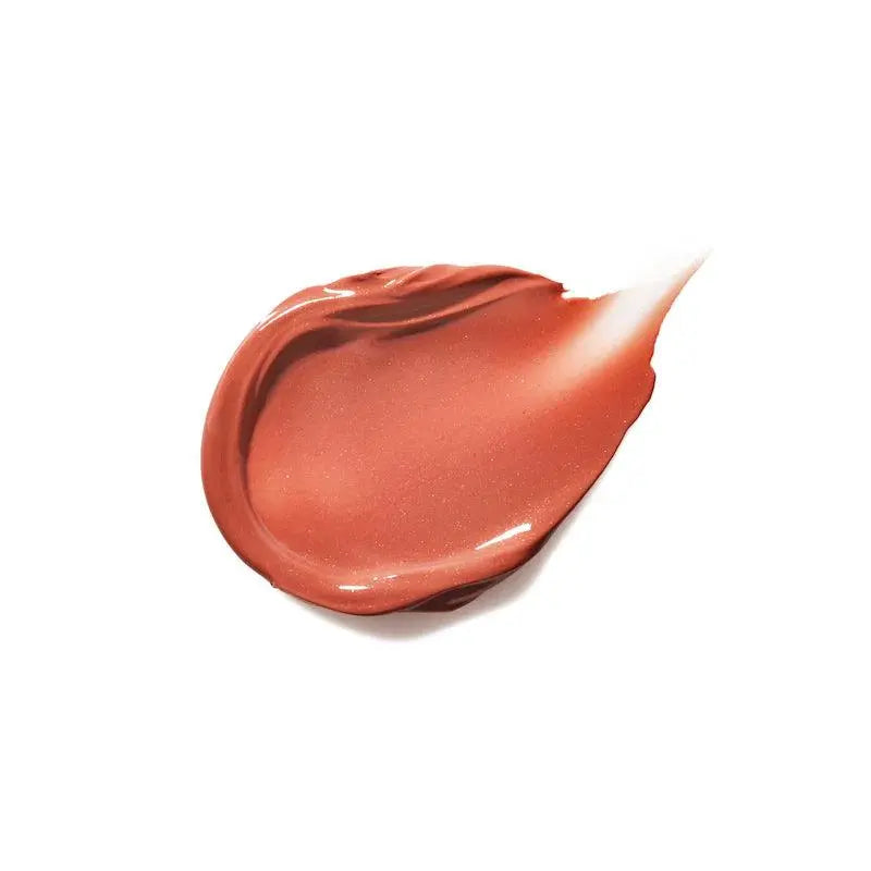 RMS Beauty Liplights Cream Lip Gloss in a neutral shade, showcasing glossy, smooth lipstick applied on lips.